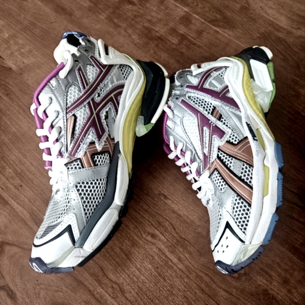 Balenciaga Multicolor Runner Sneakers Size 40 (U.S. 7) - Picture 2 of 12